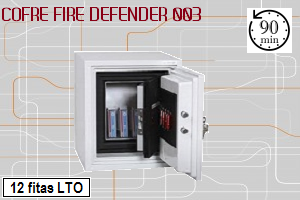 Cofre para Fitas Magnéticas Fire Defender 003 Cofre para Fitas Magnéticas Fire Defender 003