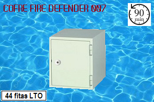 Cofre para Fitas Magnéticas Fire Defender 007 Cofre para Fitas Magnéticas Fire Defender 007