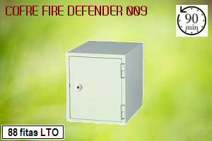 Cofre para Fitas Magnéticas Fire Defender 009 Cofre para Fitas Magnéticas Fire Defender 009